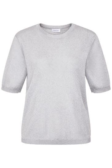 SEIDENSTICKER Strickshirt Gestreift Grau