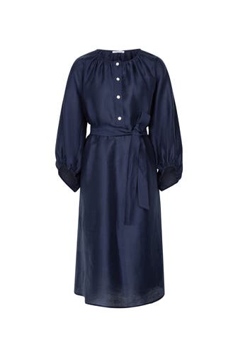 SEIDENSTICKER Casual-Kleid Uni Dunkelblau