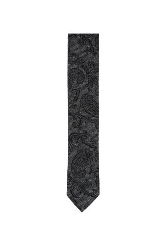 SEIDENSTICKER Krawatten & Fliegen Paisley Schwarz