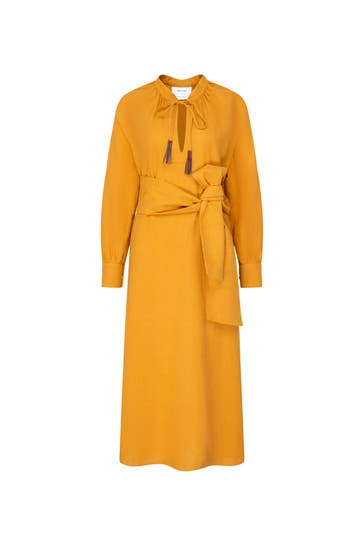 SEIDENSTICKER Casual-Kleid Uni Orange
