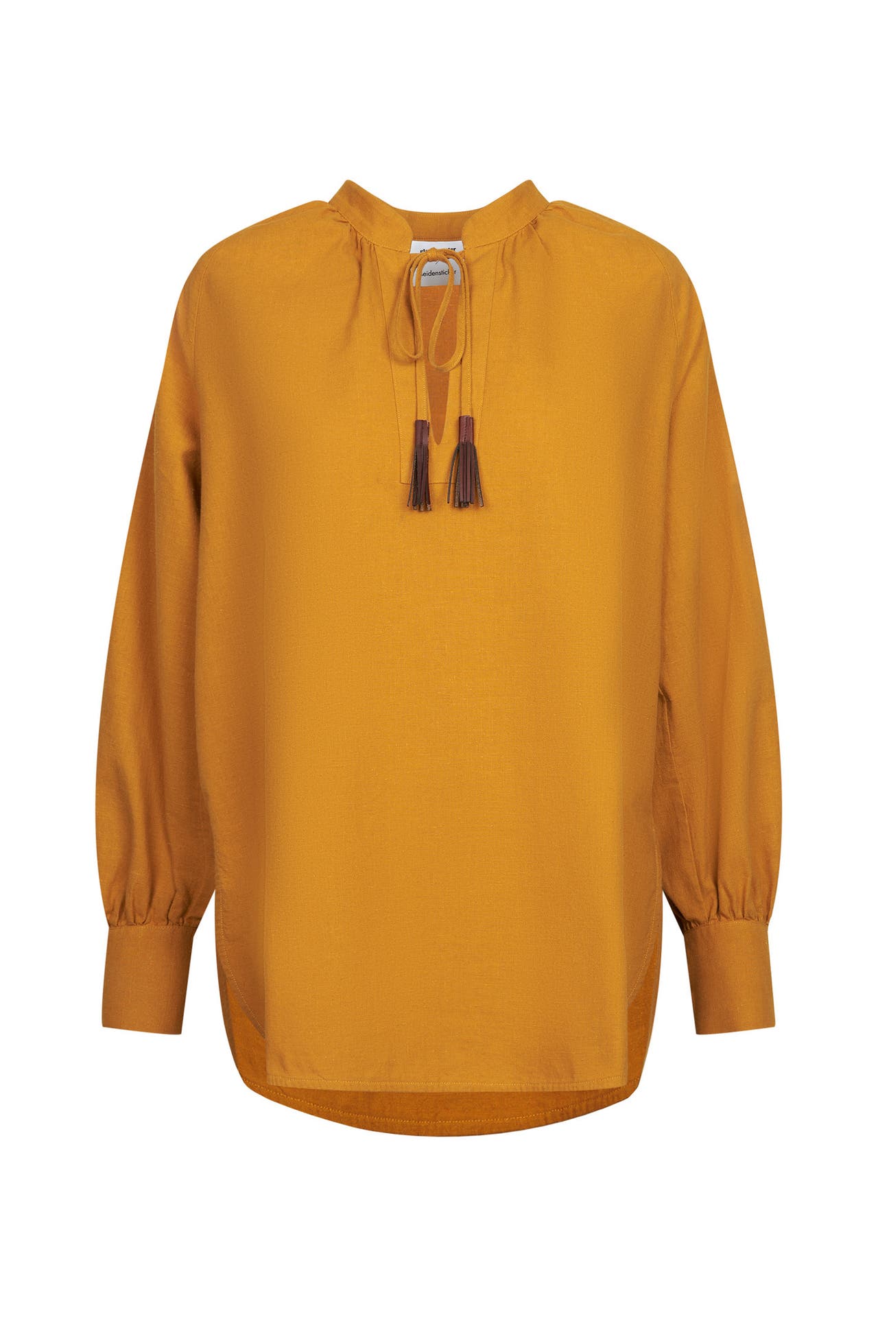 SEIDENSTICKER Business-Bluse Uni Orange, Bild 1