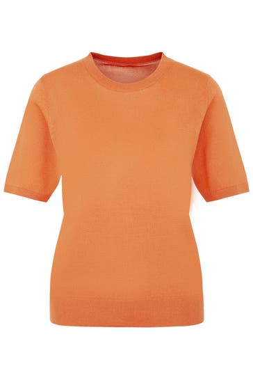 SEIDENSTICKER Strickshirt Uni Orange