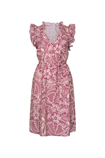 SEIDENSTICKER Casual-Kleid Druck Rosa