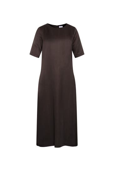 SEIDENSTICKER Casual-Kleid Uni Braun
