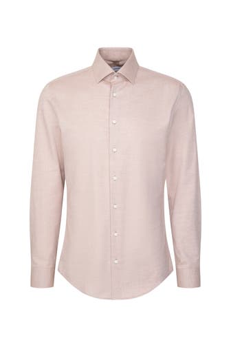 SEIDENSTICKER Business-Hemd Uni Beige Slim Fit