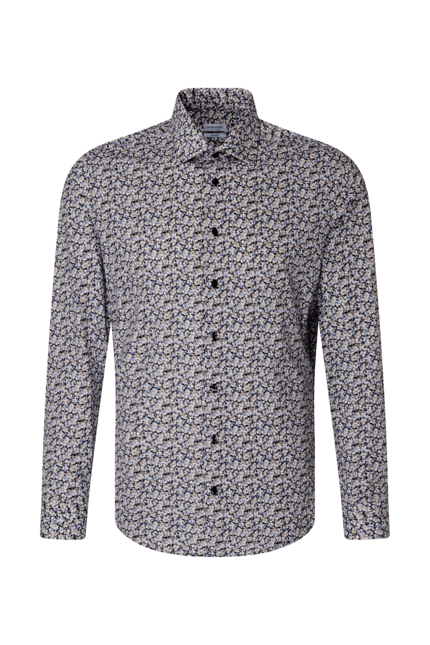 Seidensticker Herren Slim Longsleeve Hemd aus 100% Baumwolle für 24,93