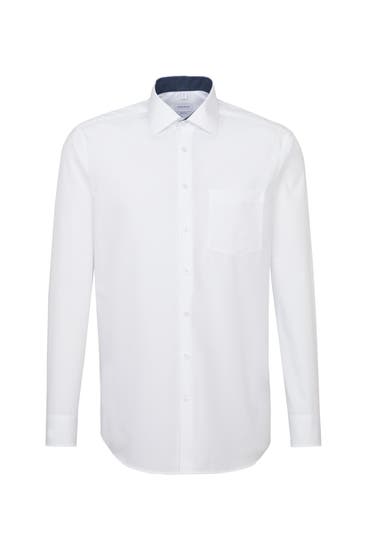 SEIDENSTICKER - Business-Hemd Uni Weiß Regular Fit