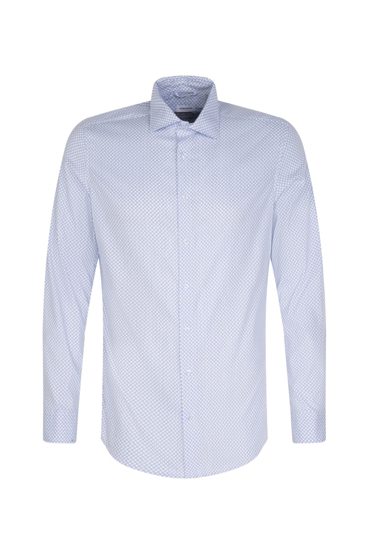SEIDENSTICKER Business-Hemd Druck Hellblau Slim Fit, Bild 1