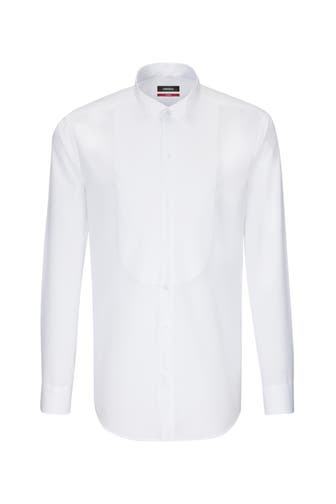 SEIDENSTICKER Business-Hemd Uni Weiß Regular Fit