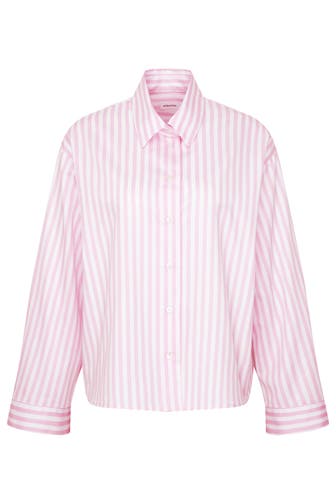 SEIDENSTICKER Business-Bluse Gestreift Rosa