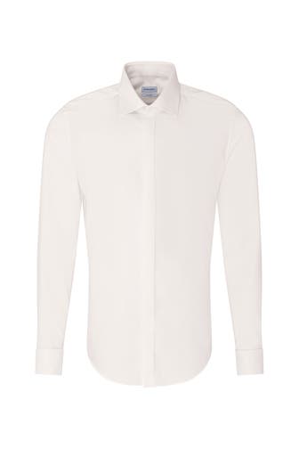 SEIDENSTICKER Business-Hemd Uni Ecru Slim Fit