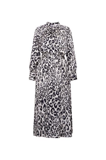 SEIDENSTICKER Casual-Kleid Druck Weiß
