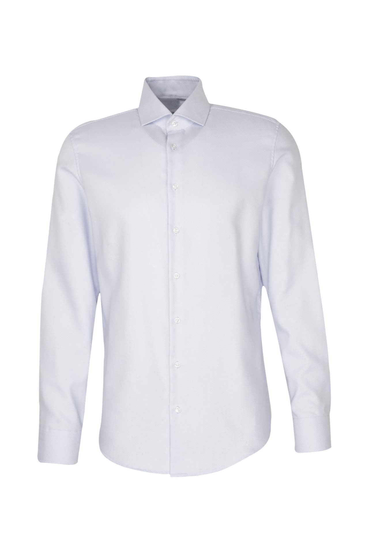 SEIDENSTICKER Business-Hemd Struktur Hellblau Slim Fit, Bild 1