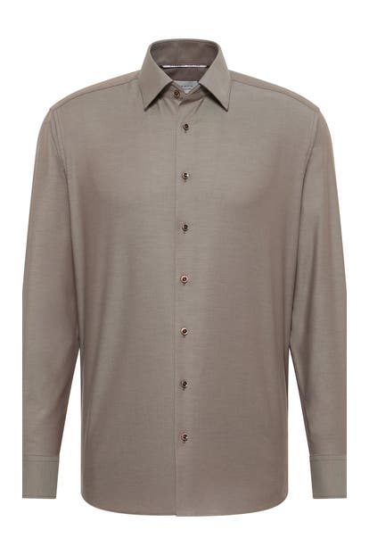 ETERNA Business-Hemd - dunkelbraun Modern Fit