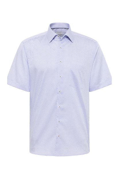 ETERNA Kurzarmhemd - hellblau Modern Fit