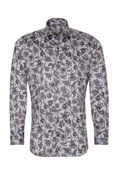ETERNA Business-Hemd - grau Slim Fit