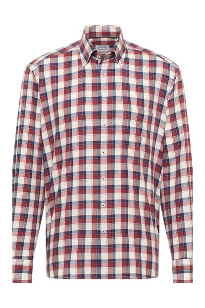 ETERNA Business-Hemd - rubinrot Loose Fit