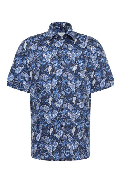 ETERNA Kurzarmhemd - midnight Modern Fit