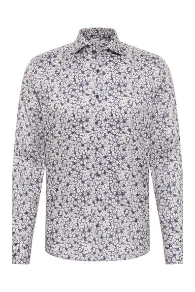 ETERNA Business-Hemd - grau Slim Fit
