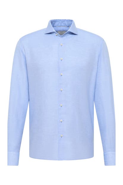ETERNA Business-Hemd - azurblau Modern Fit