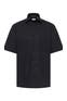 Kurzarmhemd - schwarz Loose Fit