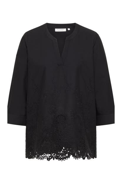 ETERNA Business-Bluse LOOSE FIT schwarz