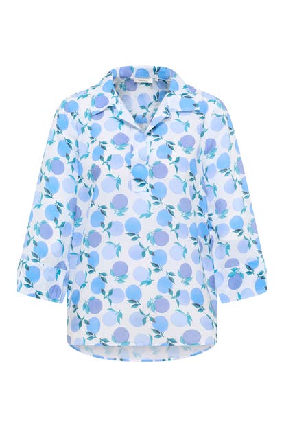 ETERNA Business-Bluse LOOSE FIT blau