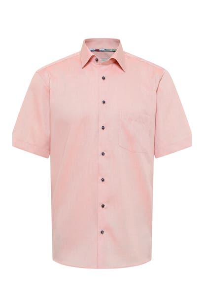 ETERNA Kurzarmhemd - lachs Modern Fit