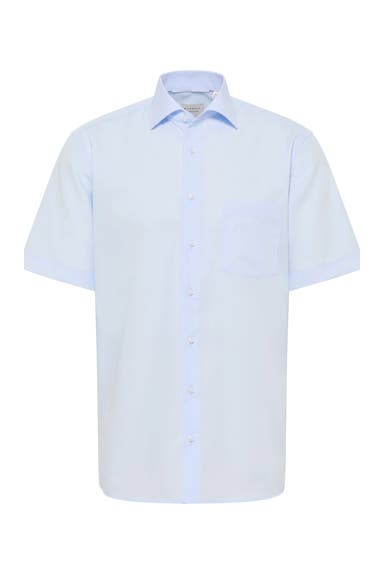 ETERNA Kurzarmhemd - hellblau Modern Fit