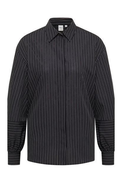 ETERNA Business-Bluse OVERSIZE FIT schwarz