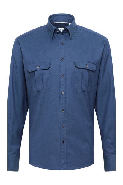 ETERNA Business-Hemd - denim Modern Fit