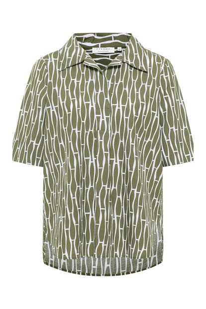 ETERNA Blusenshirt LOOSE FIT olive