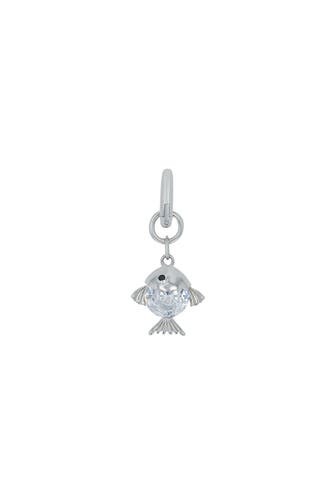 AMOR Charm für Damen, 925 Sterling Silber, Zirkonia synth. | Fisch