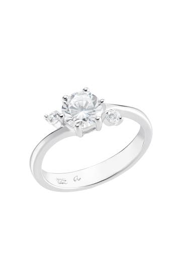 AMOR Ring für Damen, 925 Sterling Silber, Zirkonia synth.