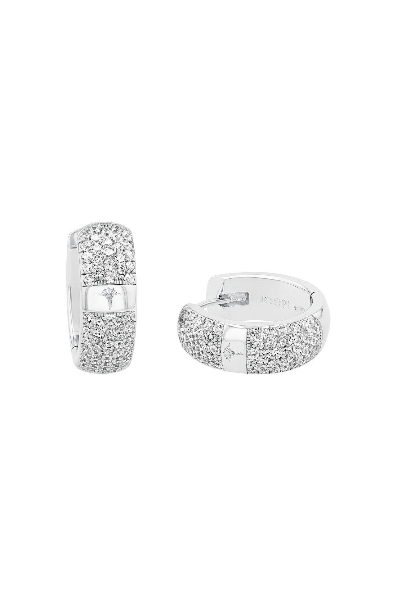 JOOP! Creolen für Damen, 925 Sterling Silber, Zirkonia synth., Bild 1