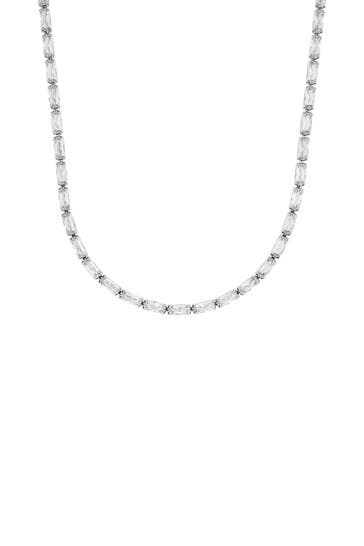 NOELANI Kette für Damen, Edelstahl, Zirkonia synth. Silber
