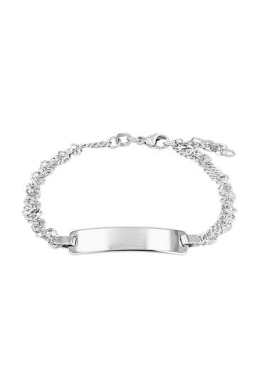 AMOR Armband für Damen und Herren, Unisex, 925 Sterling Silber Silber