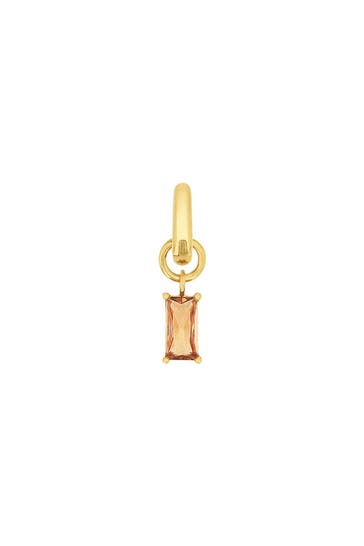 AMOR Charm für Damen, 925 Sterling Silber, Zirkonia synth.