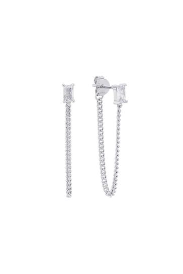 AMOR Ohrhänger für Damen, 925 Sterling Silber, Zirkonia synth.