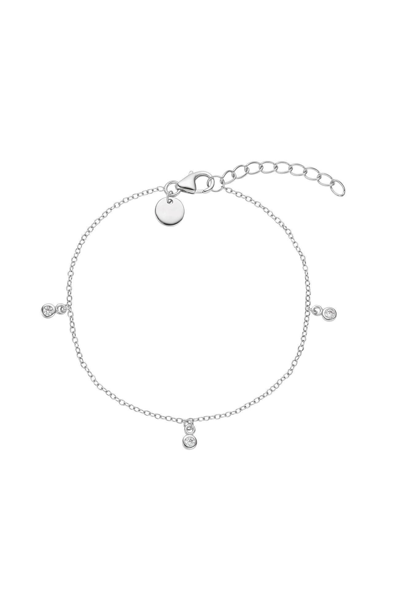 NOELANI Armband für Damen, 925 Sterling Silber, Zirkonia synth. | Coin Silber, Bild 1