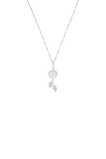 AMOR Kette mit Anhänger für Damen, 925 Sterling Silber, Zirkonia synth. | Blume