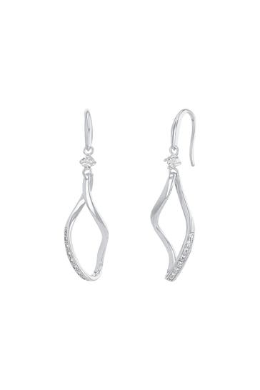 AMOR Ohrhänger für Damen, 925 Sterling Silber, Zirkonia synth.