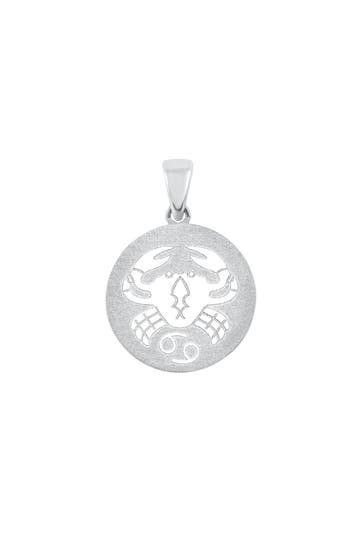 AMOR Motivanhänger für Damen und Herren, Unisex, 925 Sterling Silber | Krebs