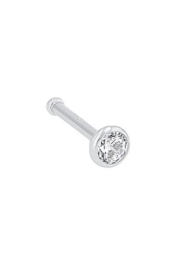 AMOR Nasenpiercing für Damen, 925 Sterling Silber, Zirkonia synth.
