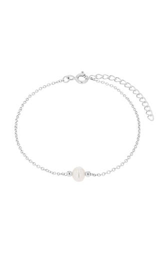 AMOR Armband für Damen, Sterling Silber 925, Süßwasserzuchtperle Silber
