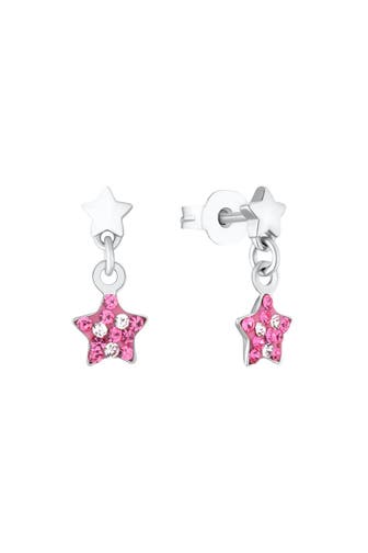 PRINZESSIN LILLIFEE Ohrhänger für Mädchen, 925 Sterling Silber