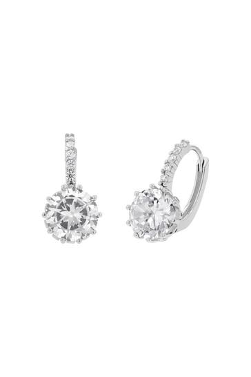 AMOR Ohrringe für Damen, 925 Sterling Silber, Zirkonia synth. Silber