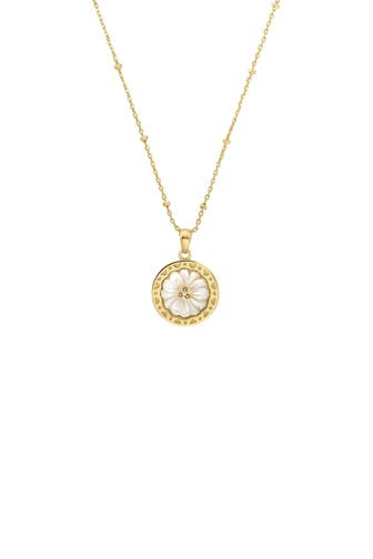 NOELANI Kette für Damen, 925 Sterling Silber, Zirkonia synth. | Blume Gold