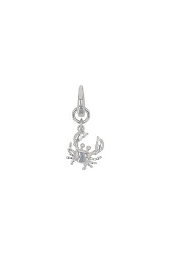 AMOR Charm für Damen, 925 Sterling Silber, Zirkonia synth. | Krebs