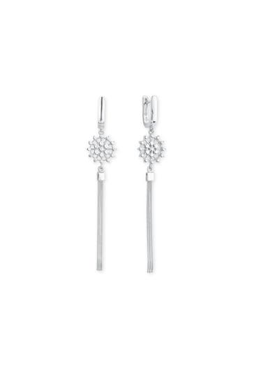 AMOR Ohrhänger für Damen, 925 Sterling Silber, Zirkonia synth.